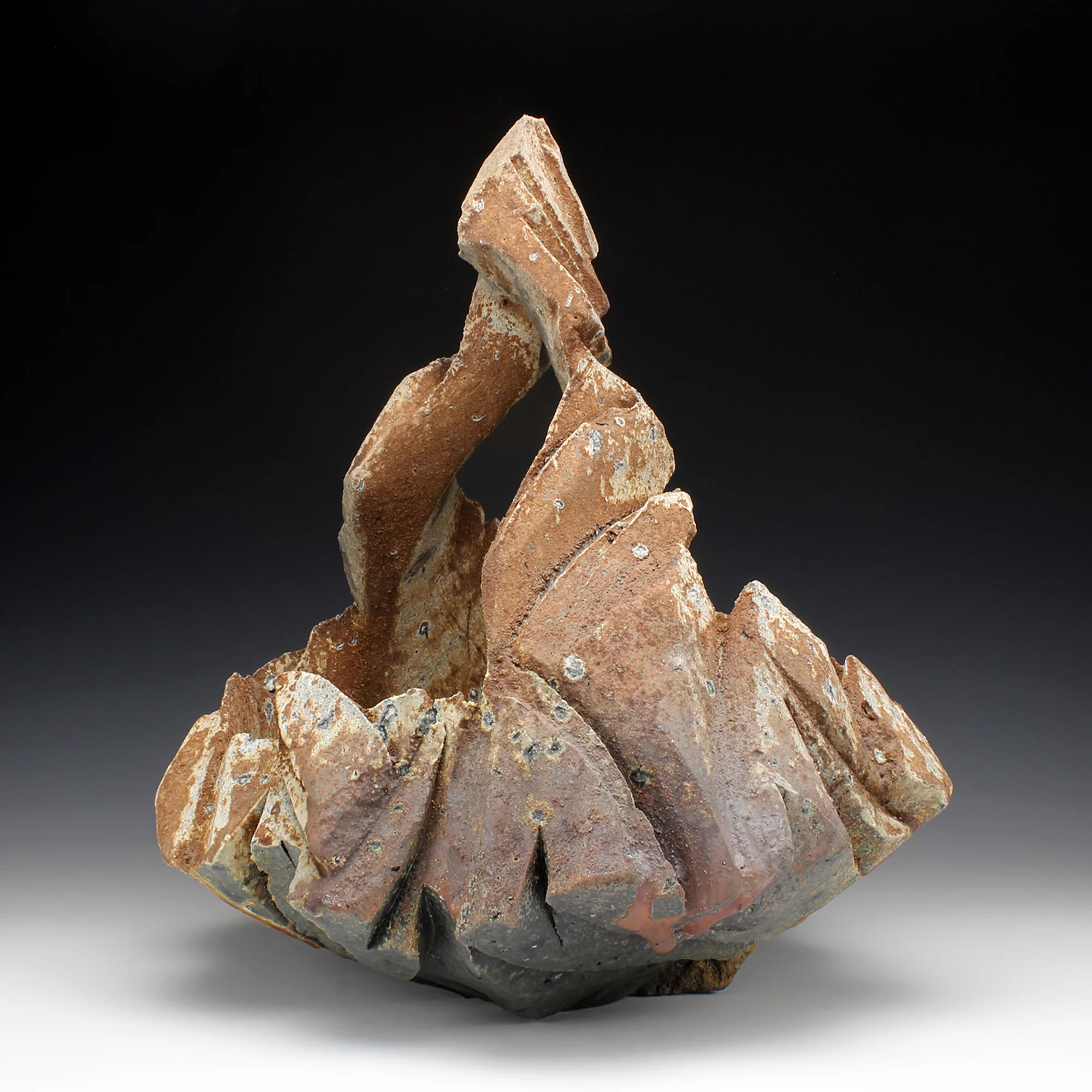 Basin and Range20" x 15" x 13"Wood fired stoneware, quartz2016