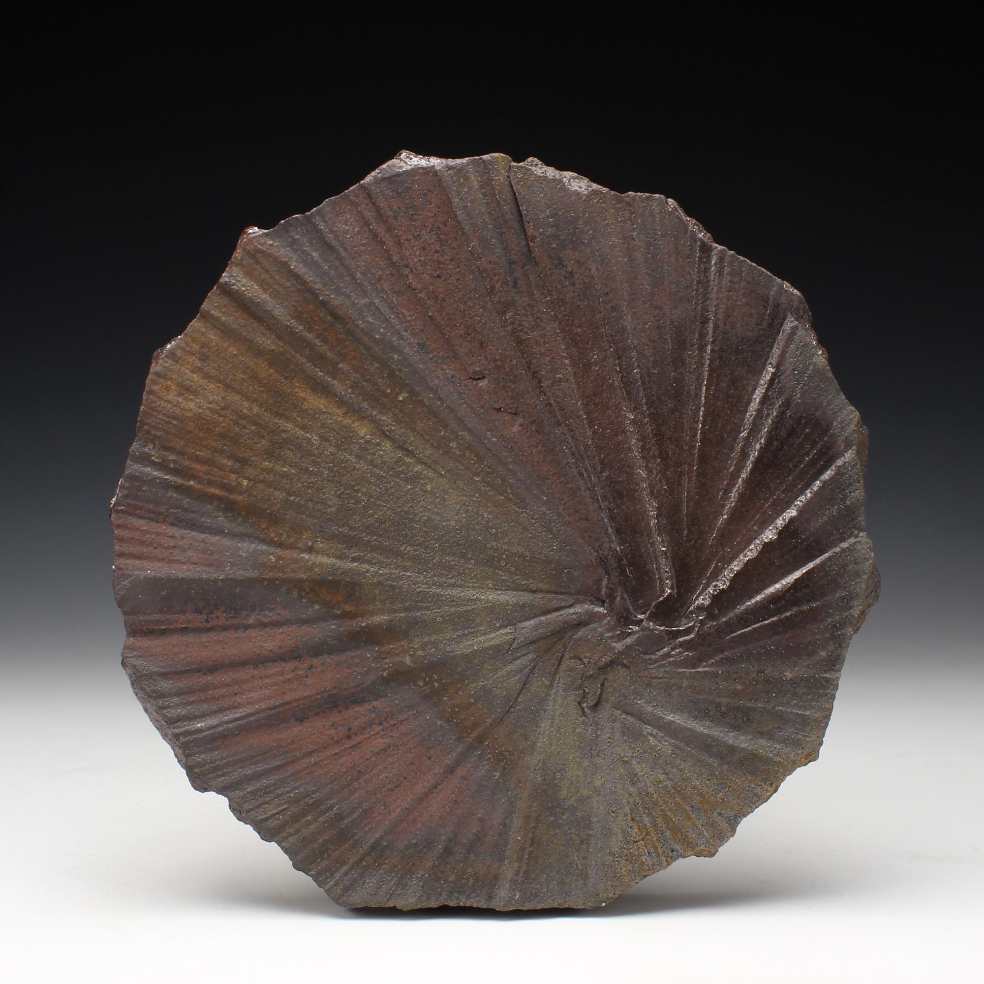 Plate1" x 10" x 10"Wood fired stoneware2016