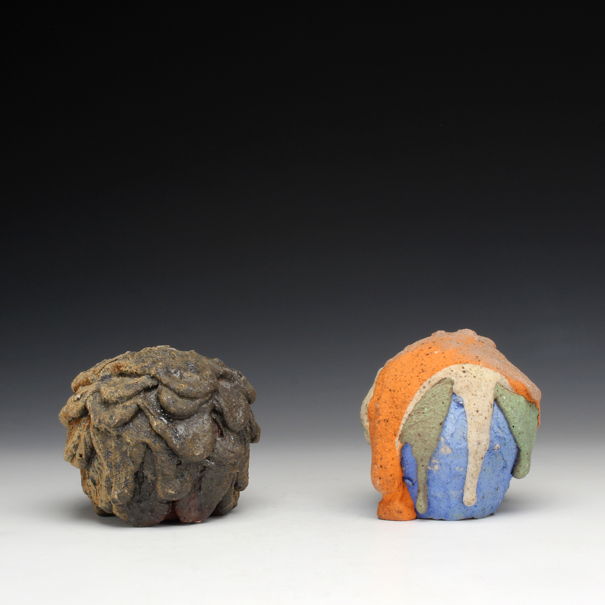 Stopperless Shakers 3.5" x 8" x 3" Wood fired stoneware, porcelain, stain 2016