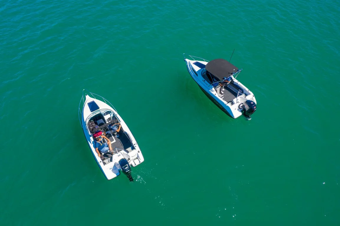 Fi-Glass Lightning two boats