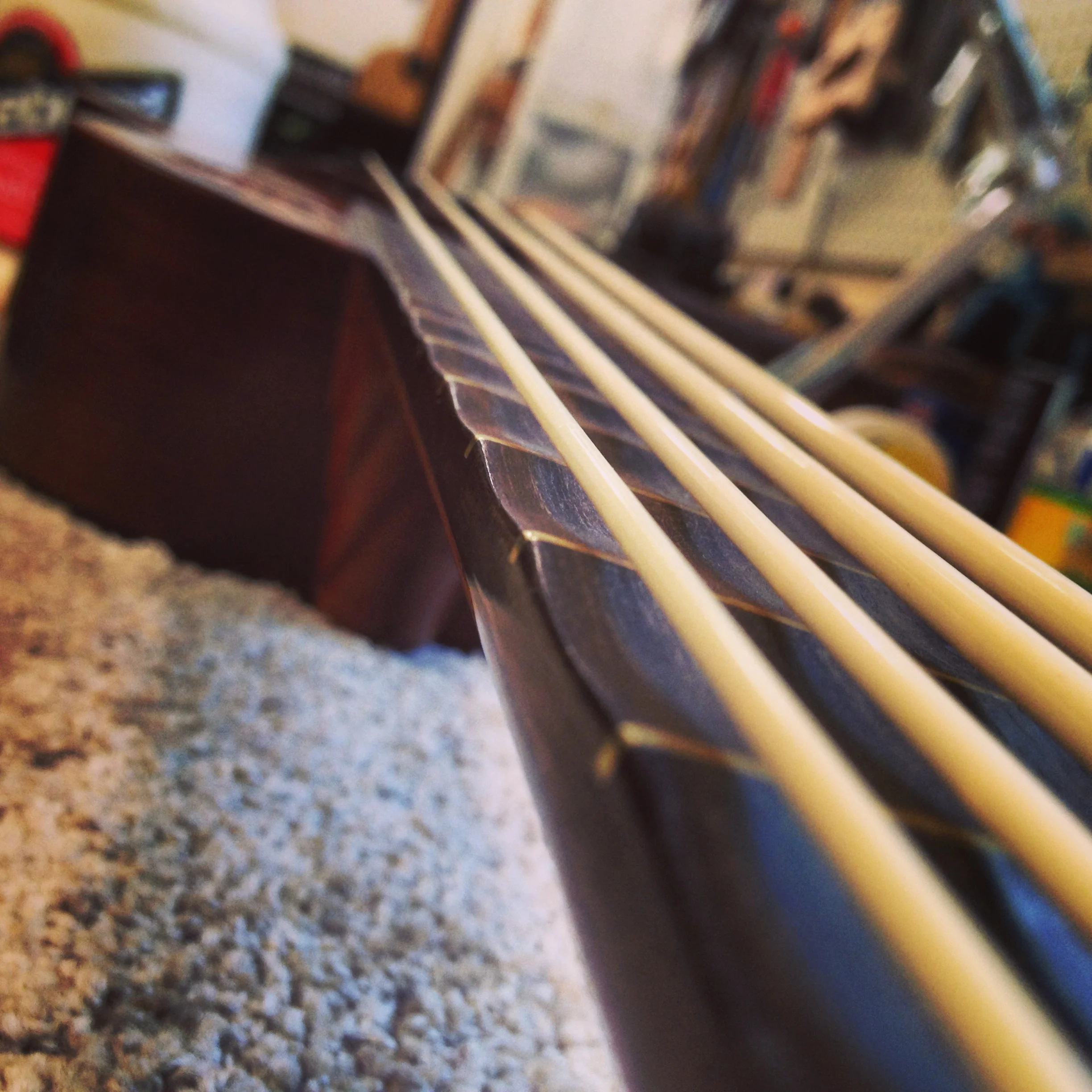 The Scalloped Fretboard keeps this Oceana Bass playing silky smooth.