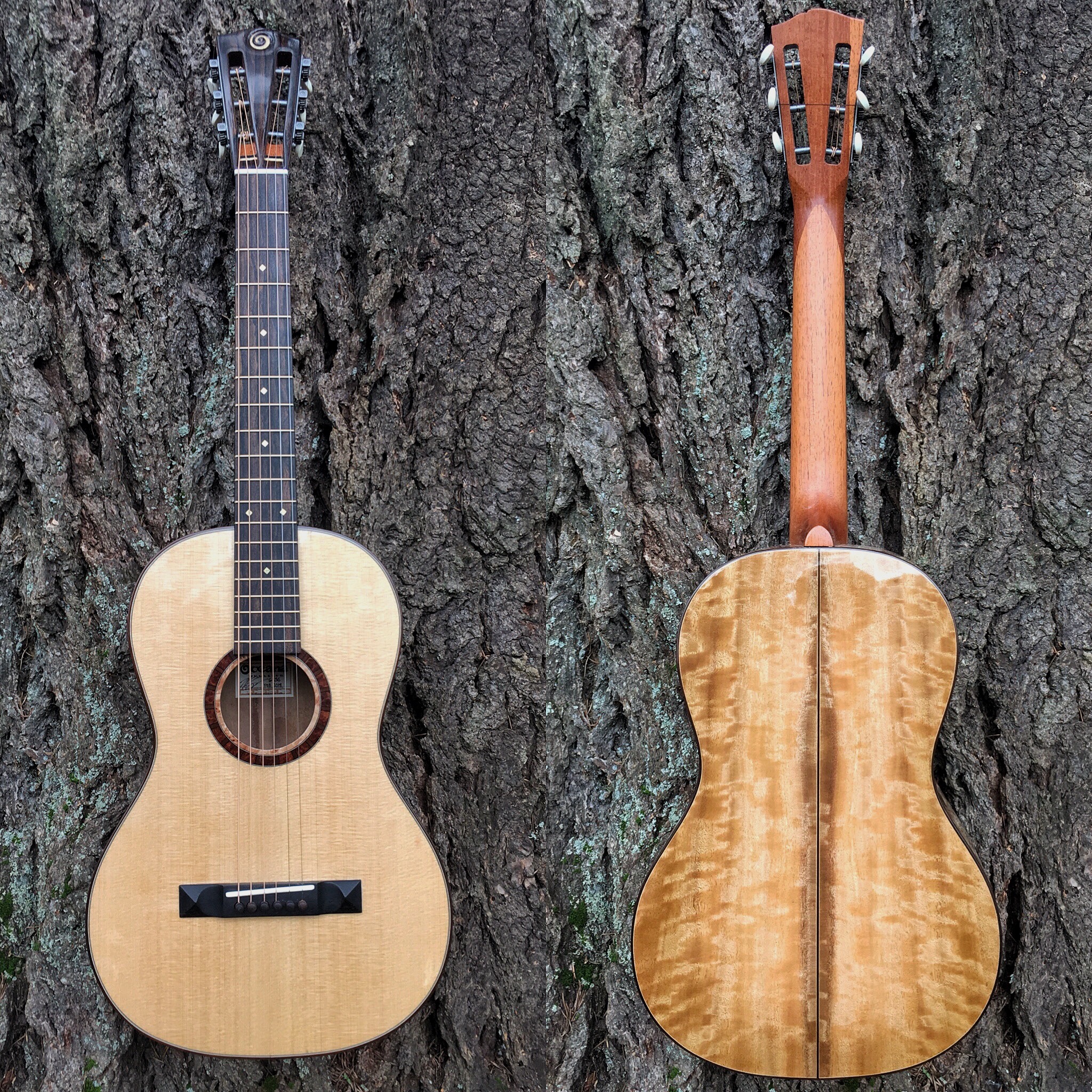 Parlor guitar by Oceana Hand Crafted by Zac Steimle