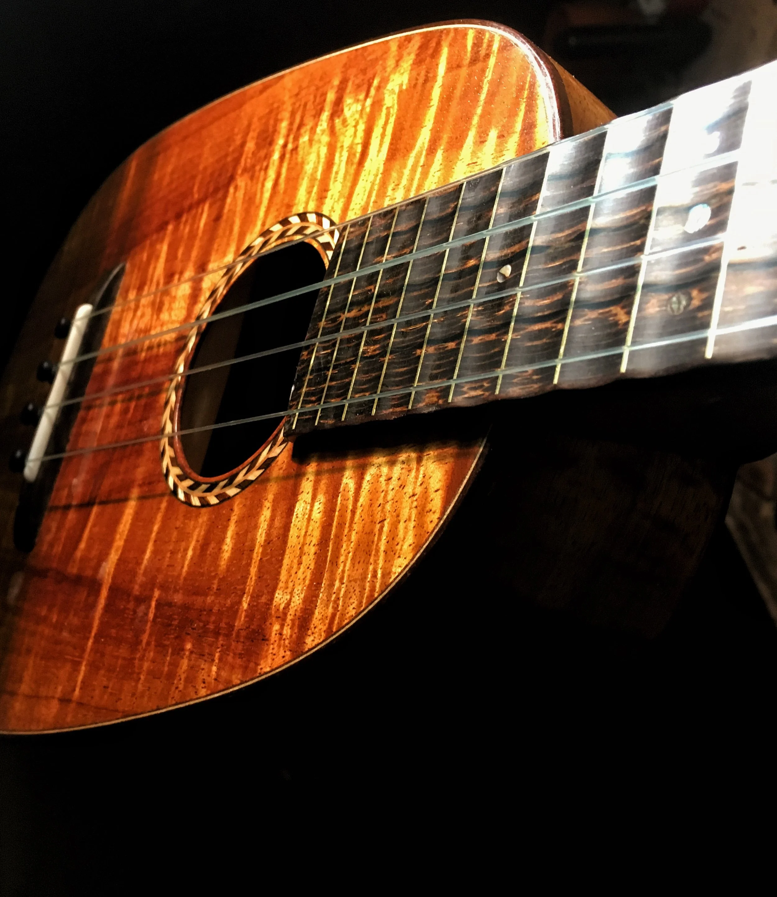 Custom Pineapple Concert Oceana Ukulele P244