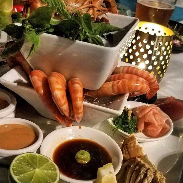 Seafoodie love and indulgence goes on! 
It&rsquo;s business as usual for the team at On The Inlet 🎣 with appropriate measures taken to protect our valued customers and employees from heightened risks of exposure to the  dreaded &lsquo;lurgy 🦠
We&rsquo;re open for lunch and dinner 7 days at the moment 🦐🦞🦑🦀