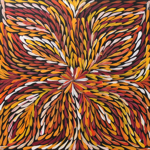 JANET GOLDER KNGWARREYE 'Ntyerrm - Yam leaves '