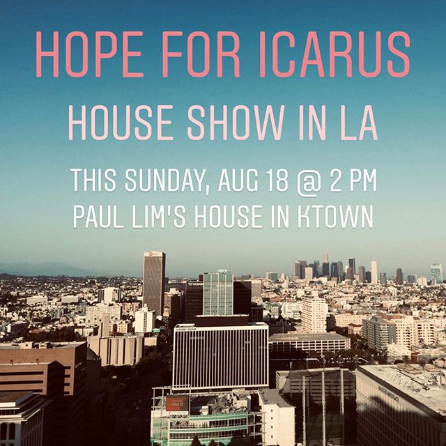 Come by if you're in LA this Sunday! DM for the address #firstshowin3years