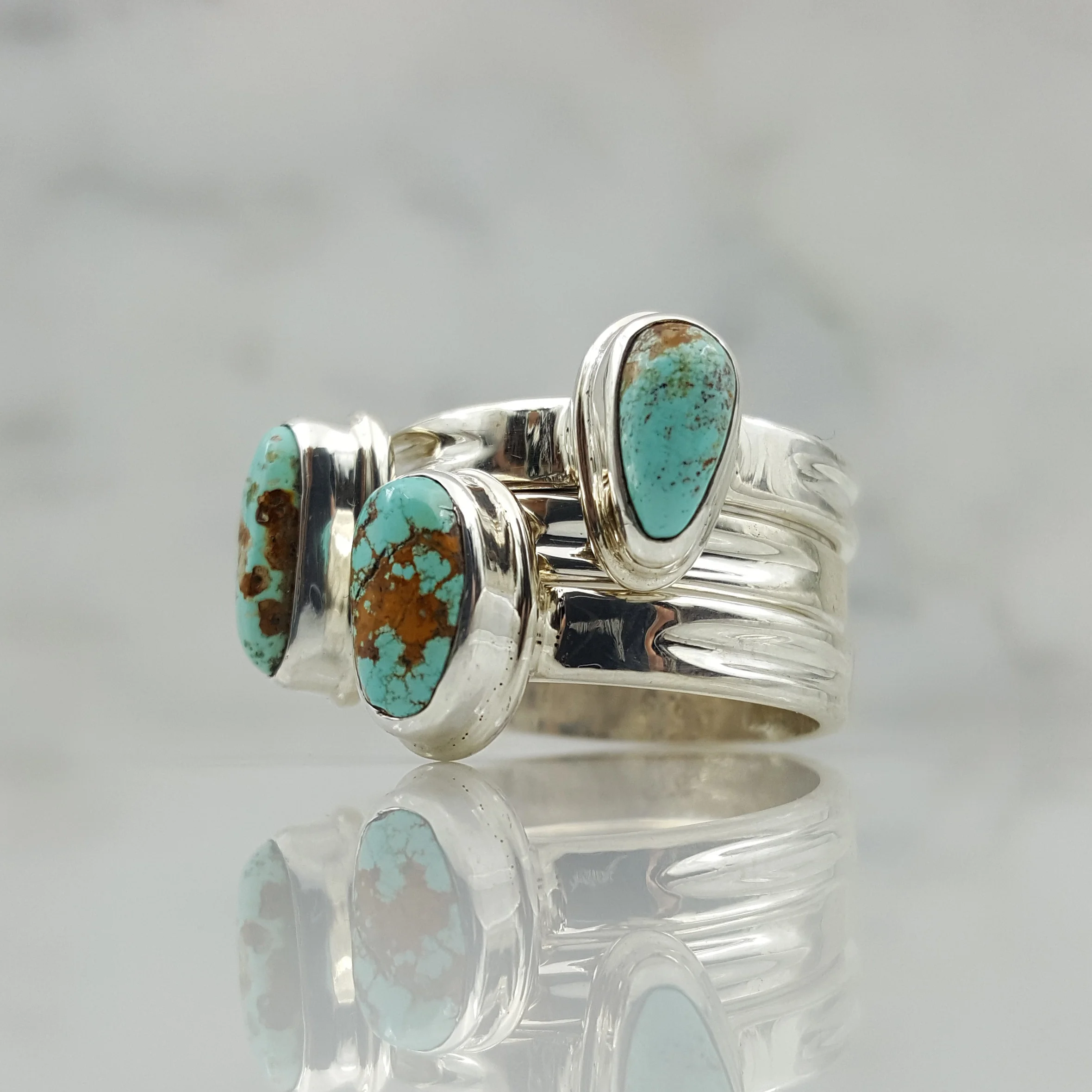 Turquoise Rib Stack Ring.jpg