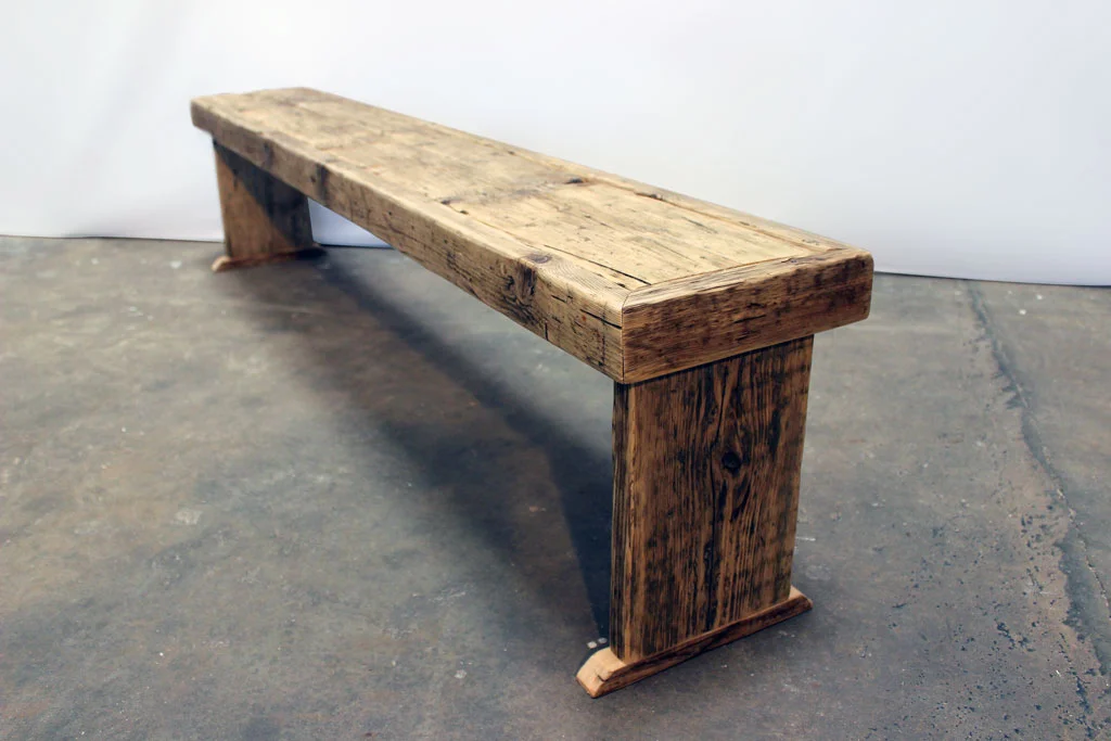 £8.50 each Where it all began, our popular plank bench. These are a great alternative to the white wooden folding chairs, allowing you to be a bit more adventurous with the table plan. 6ft long x 29cm deep x 43cm high