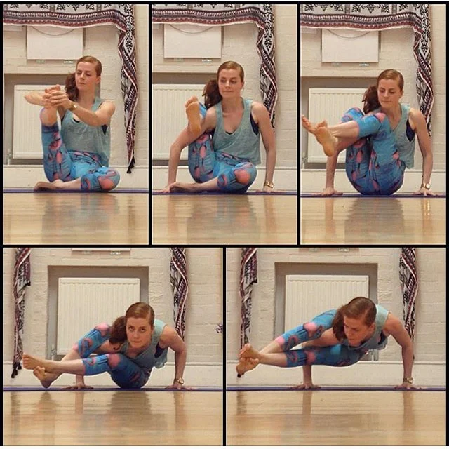 Step by step: eight angled pose or astavakrasana