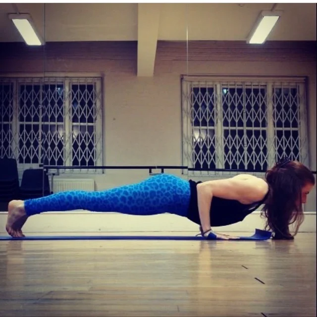 Four limbed staff pose or chaturanga dandasana