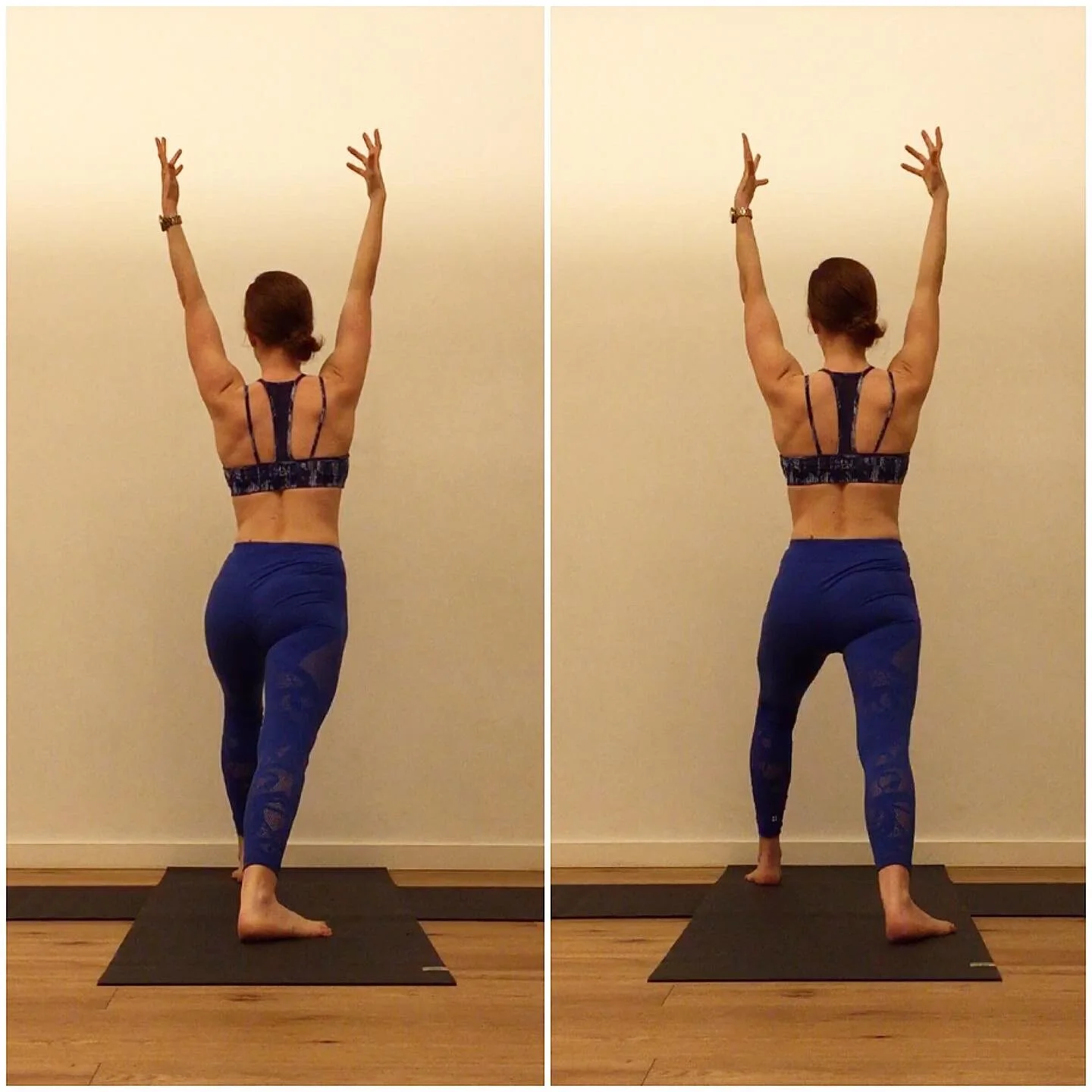 Foot placement in warrior 1