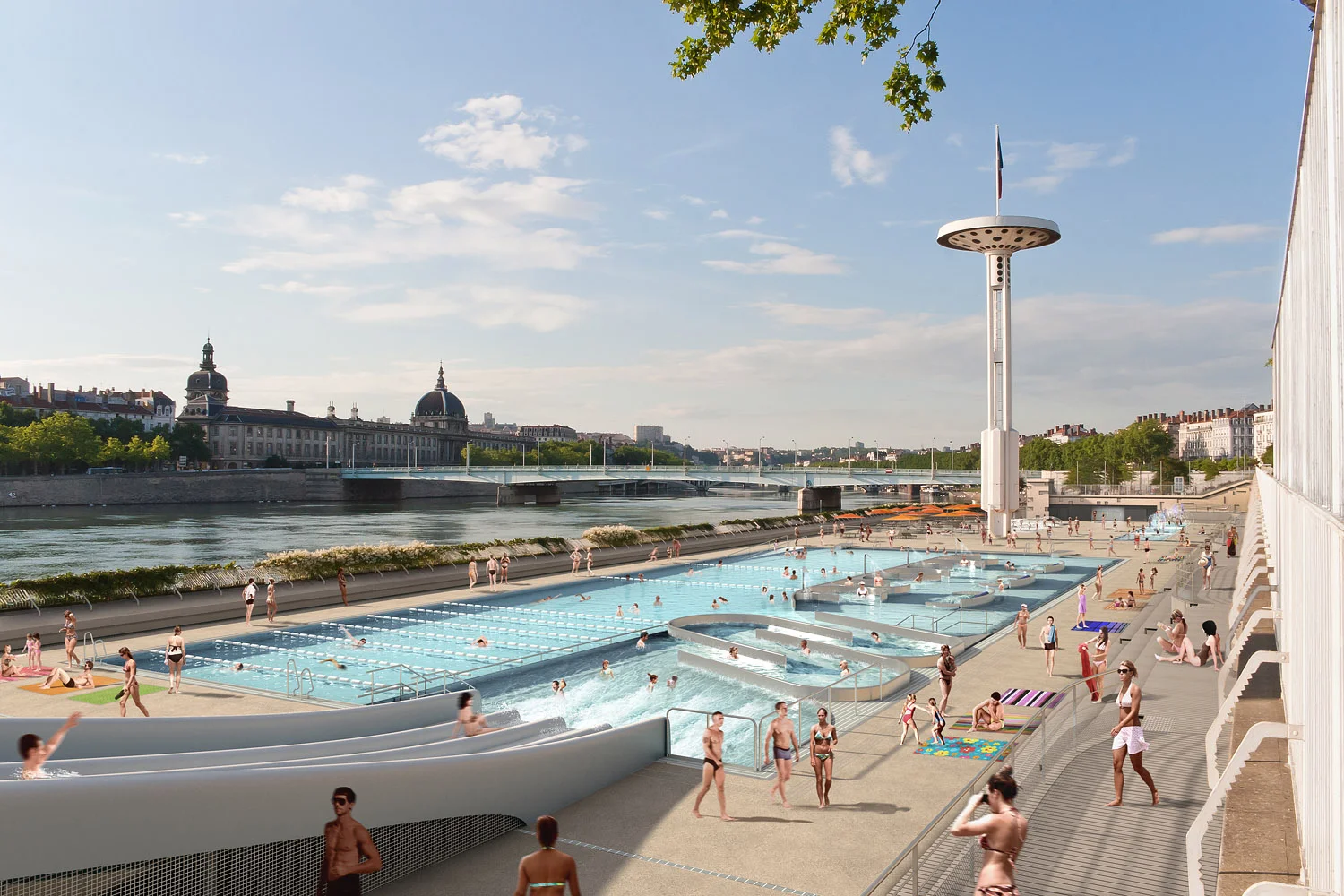 REHABILITATION DE LA PISCINE DU RHONE
