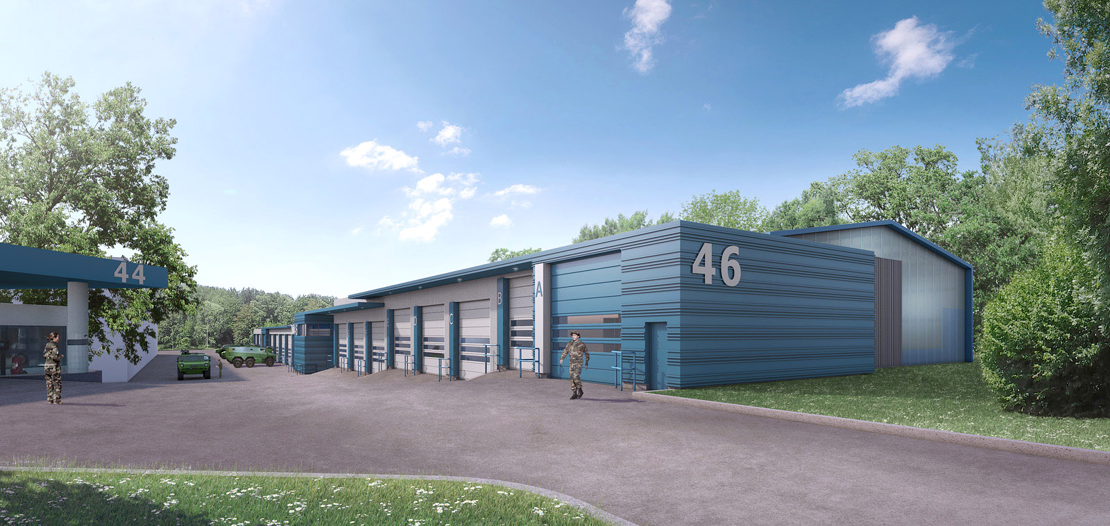 Restructuration du site militaire du quartier Tom Morel.