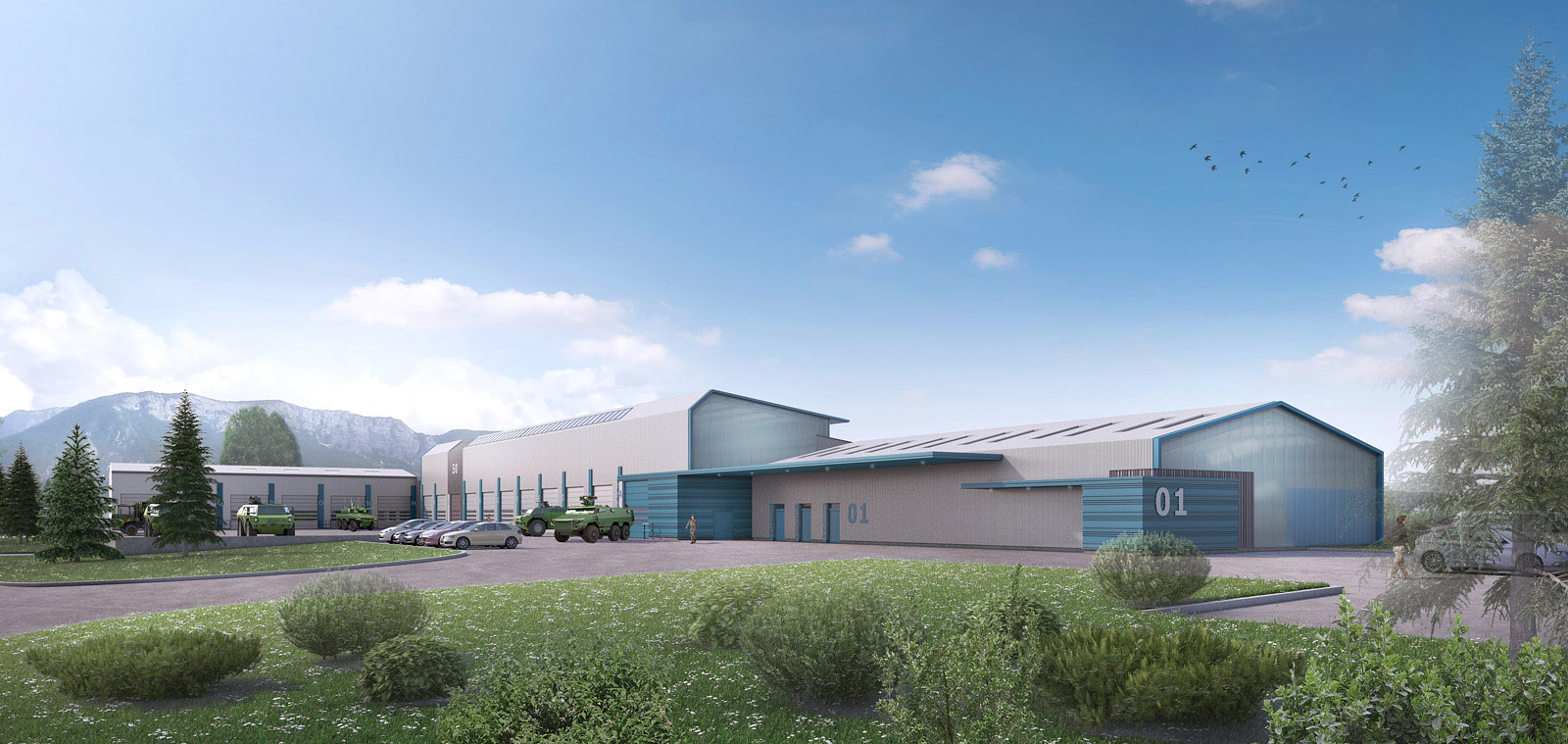 Restructuration du site militaire du quartier Tom Morel.