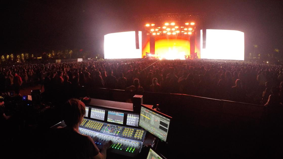 Mixing Haim, Coachella Main Stage 2018
