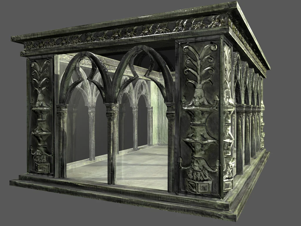 Ornate Box (Low Poly)