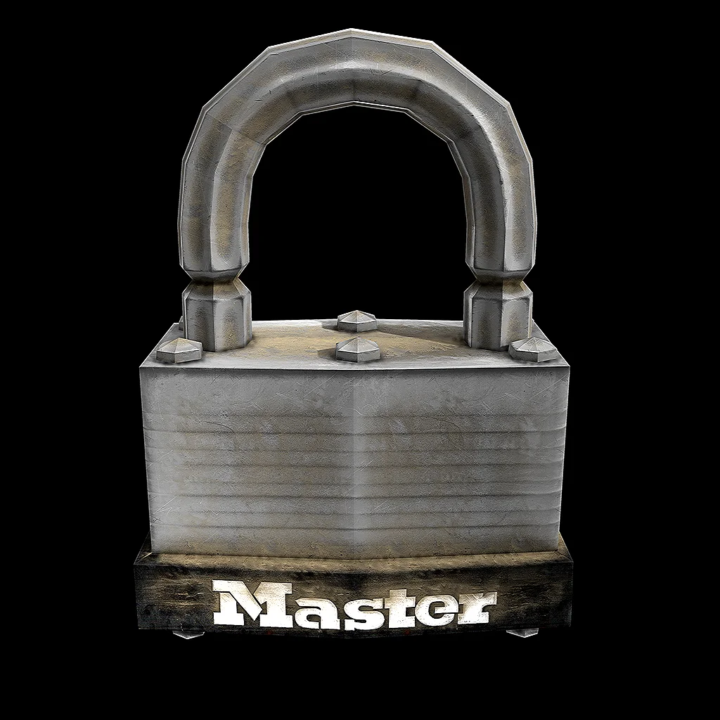 Master Lock (Low Poly)