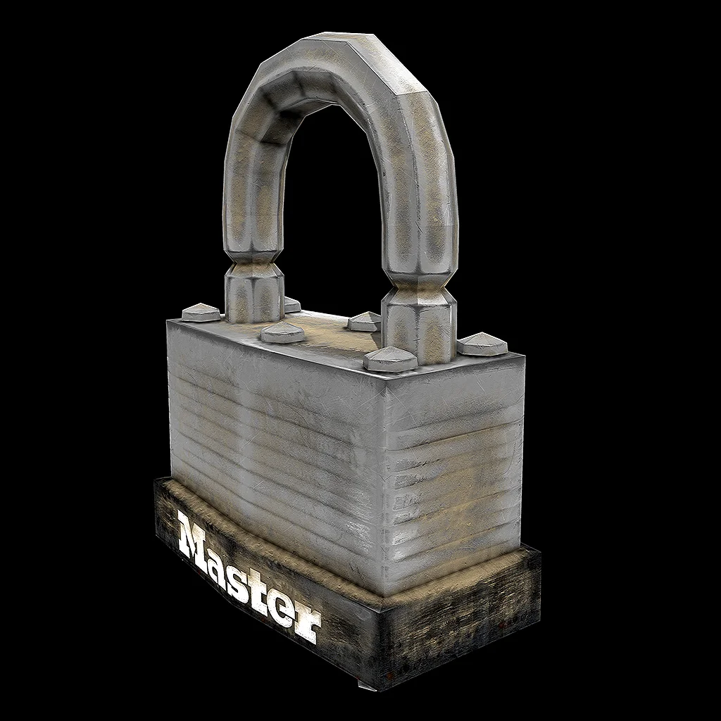 Master Lock (Low Poly)