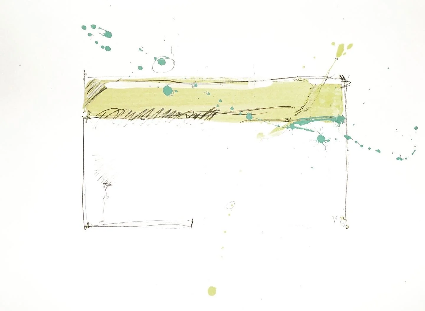  ‘mertonVille #5’ [1 of 6] - 24”x18” acrylic/gel&amp;pencil on cansonWCpaper 