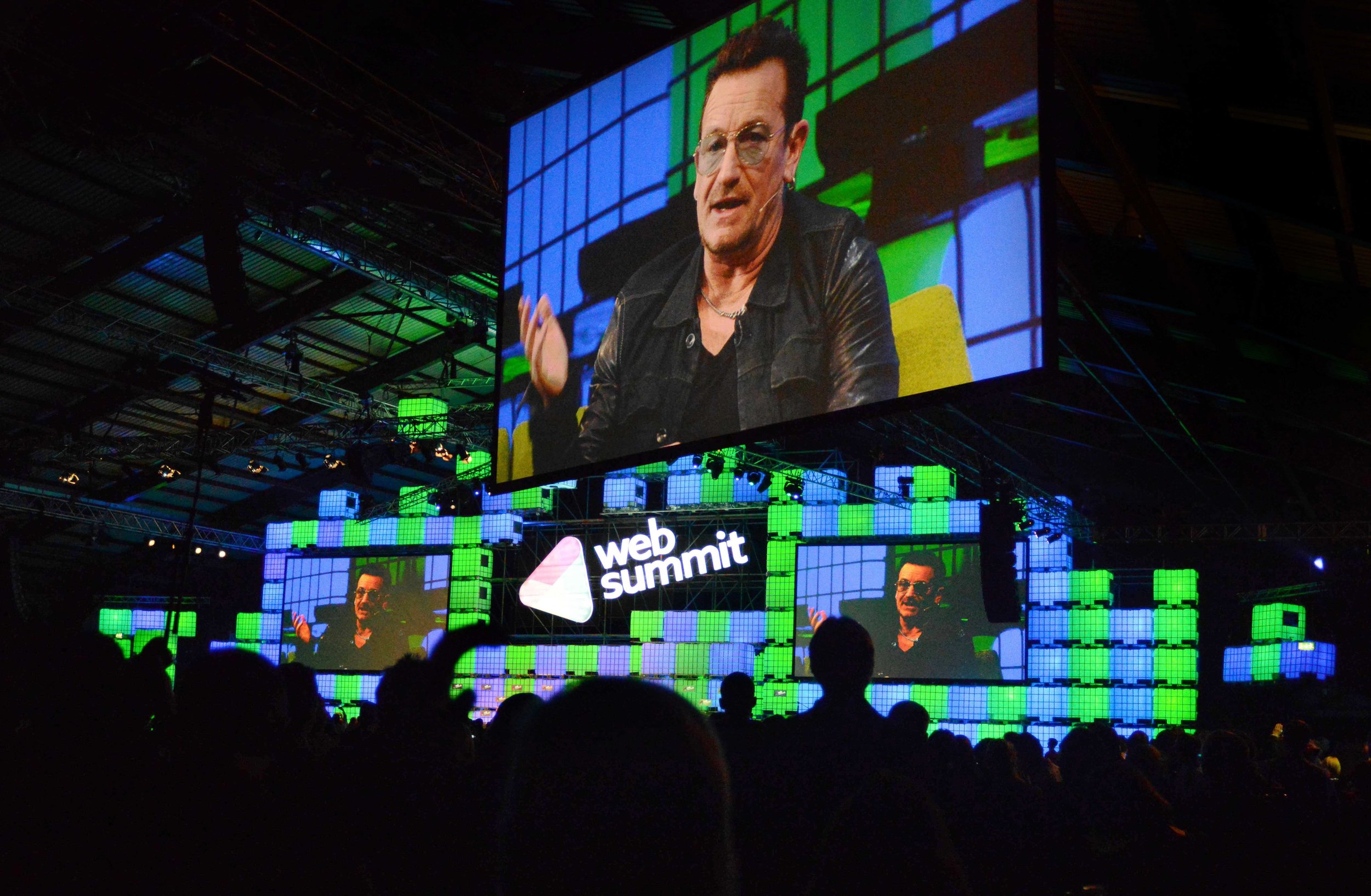  Bono speaks at Web Summit 2014 Dublin, Ireland /  Web Summit / Sportsfile  