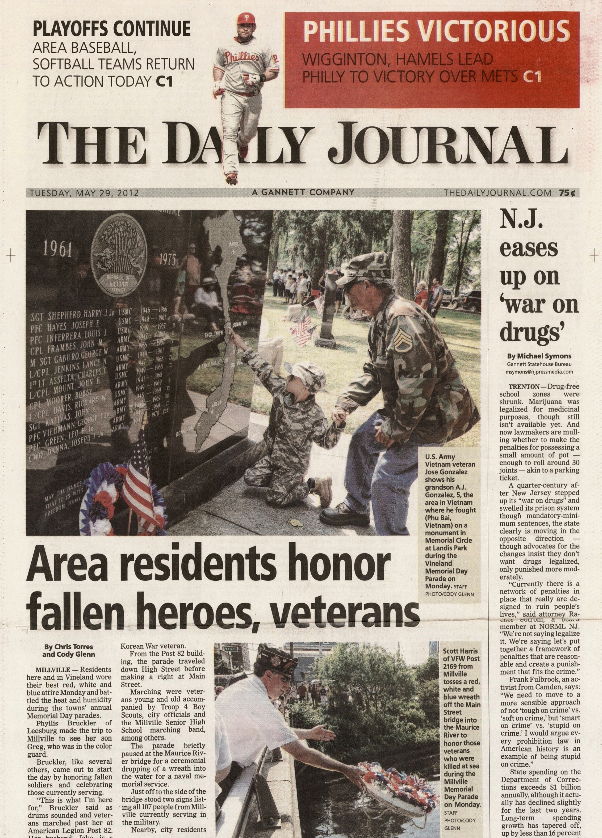  Memorial Day observations in Vineland and Millville May 29 2012 /  The Daily Journal  
