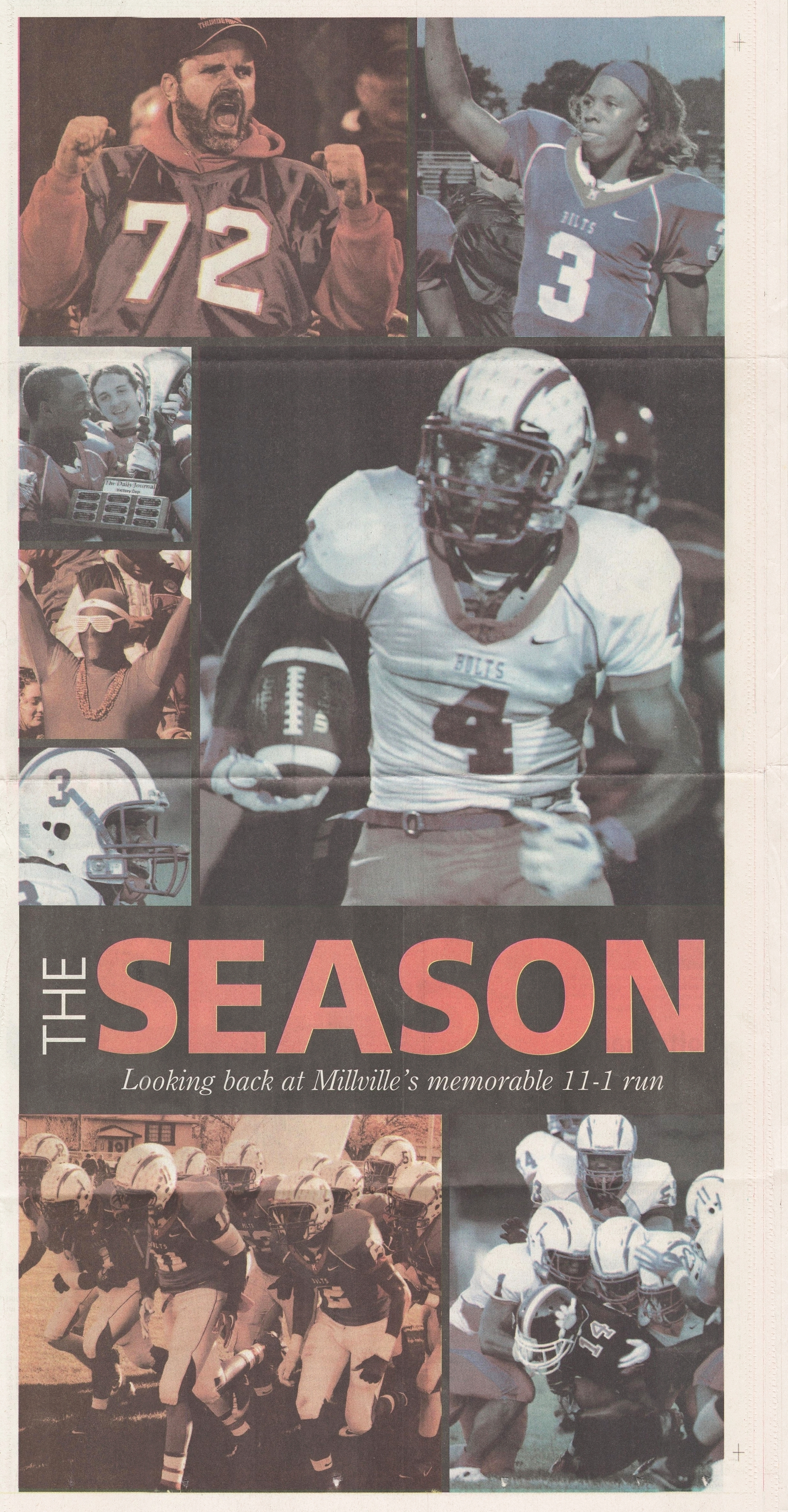  Millville Thunderbolts Football 2011 Season Special Supplement  The Daily Journal  