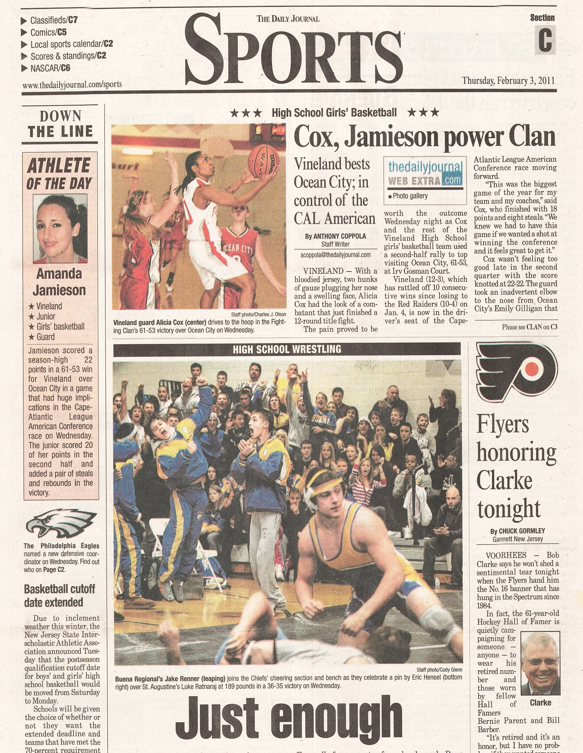 Buena Regional v St. Augustine Prep wrestling February 3, 2011 /  The Daily Journal  