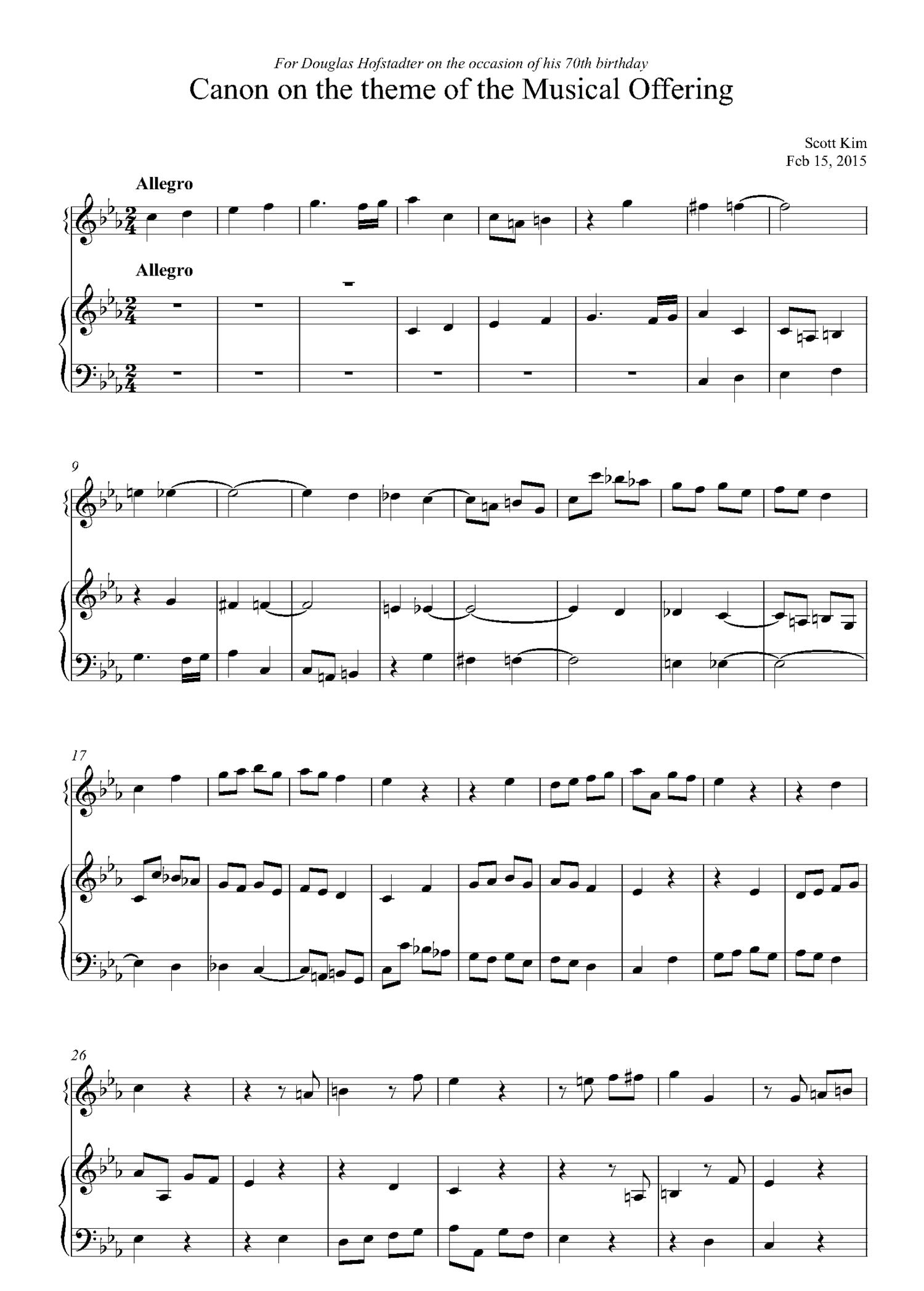 musical offering canon 3 voices delay 6 quarters c twp repetitions - Full Score_Page_1.png