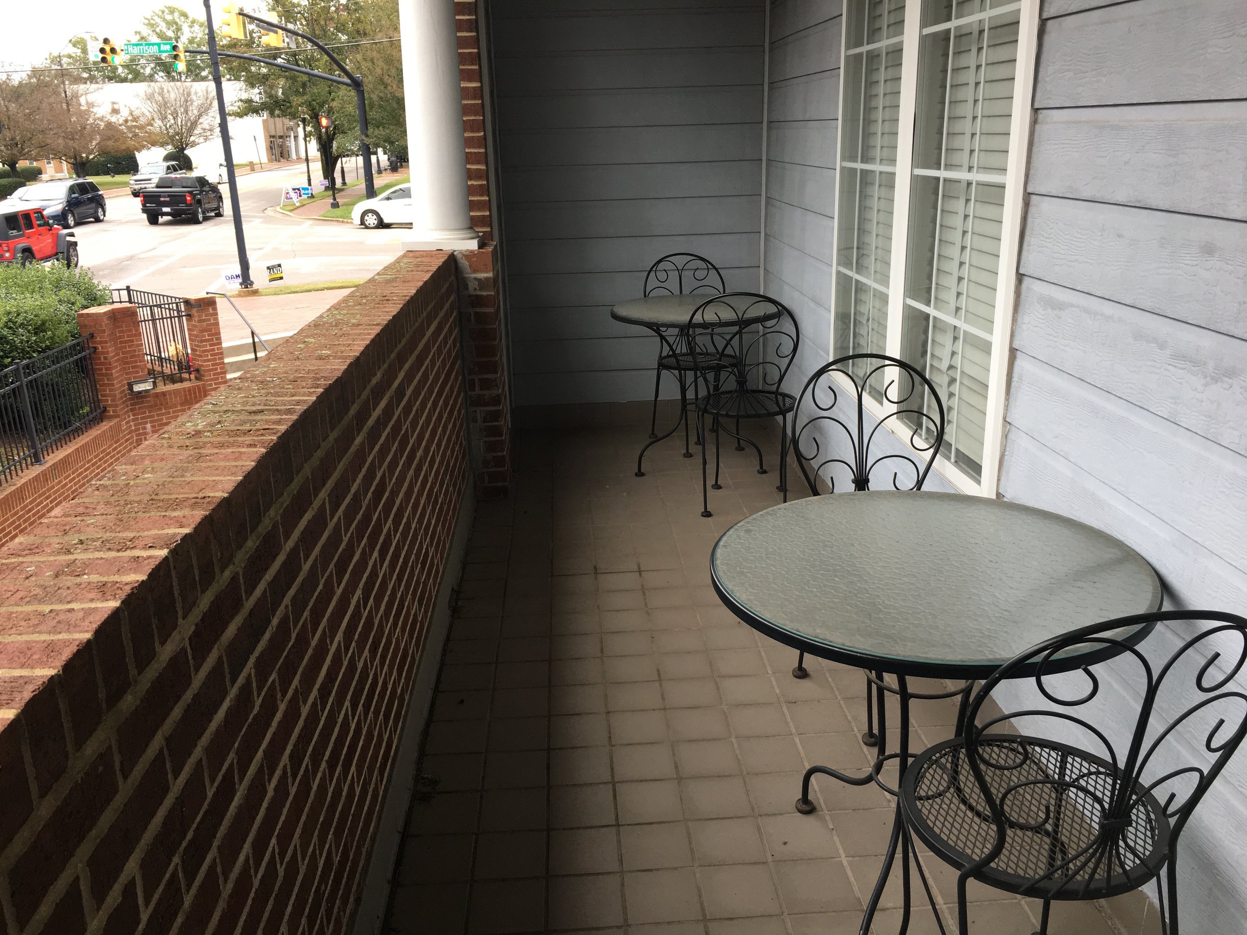Use the Outdoor Balcony on a nice day (North facing)