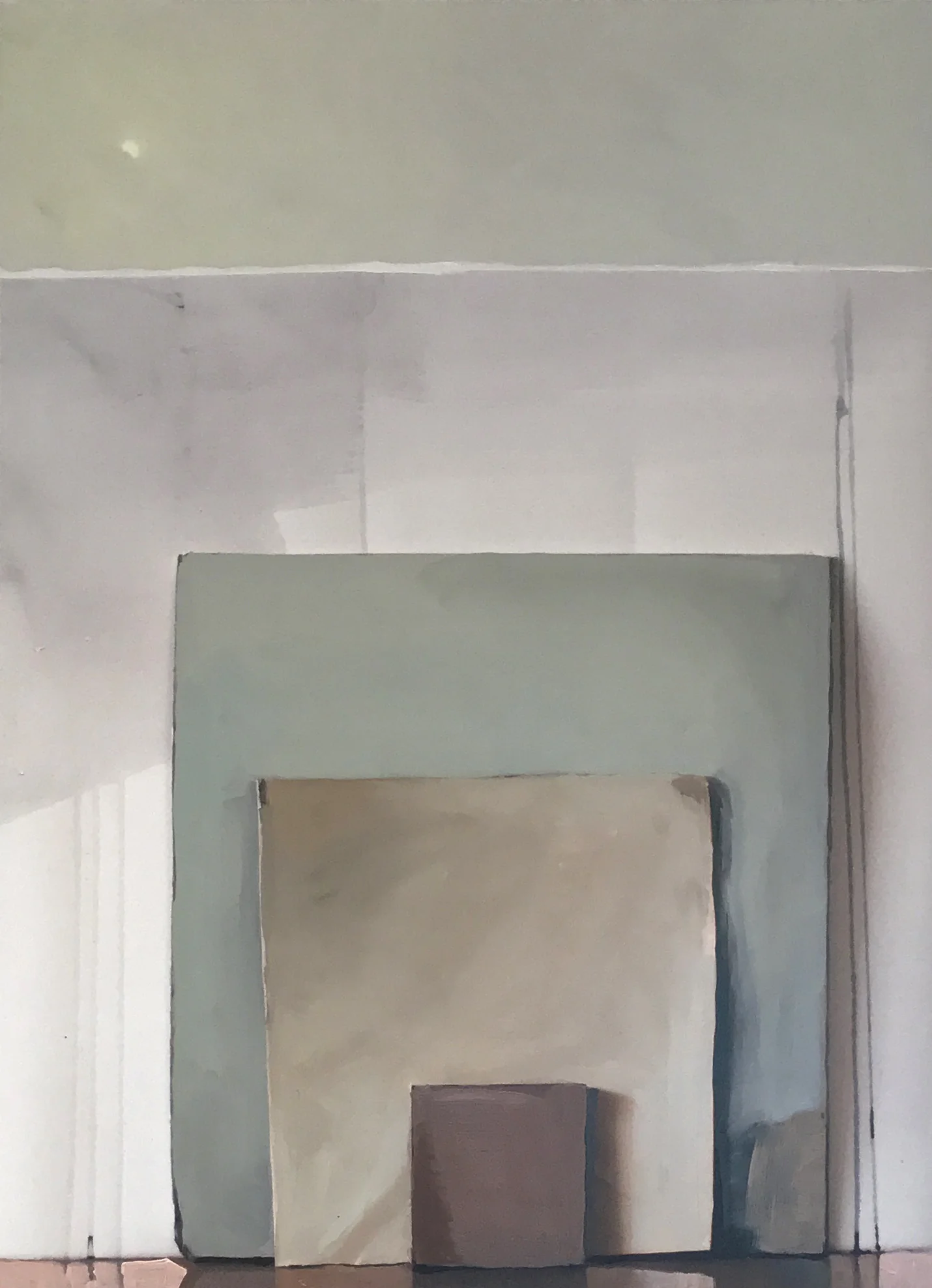 Leaning Paper with Linen