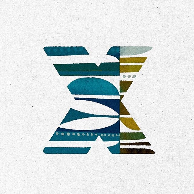 Some ✖️tra love 💙 #36daysoftype #36days_X #36daysoftype07 #X