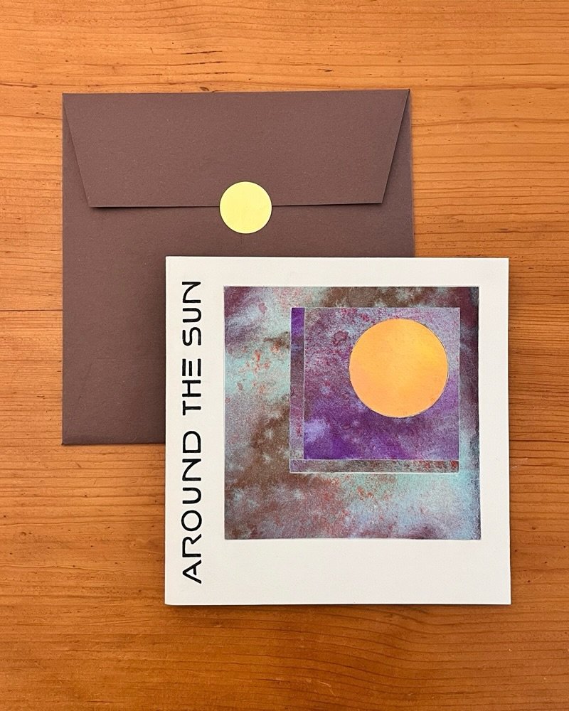Handmade birthday cards are kinda my thing. This one was for an album cover lover and I had so much fun making it I wanted to share it. Another trip around the sun, yehaaw! #handmadebirthdaycard #albumcoverart #collage #handpaintedpaper
