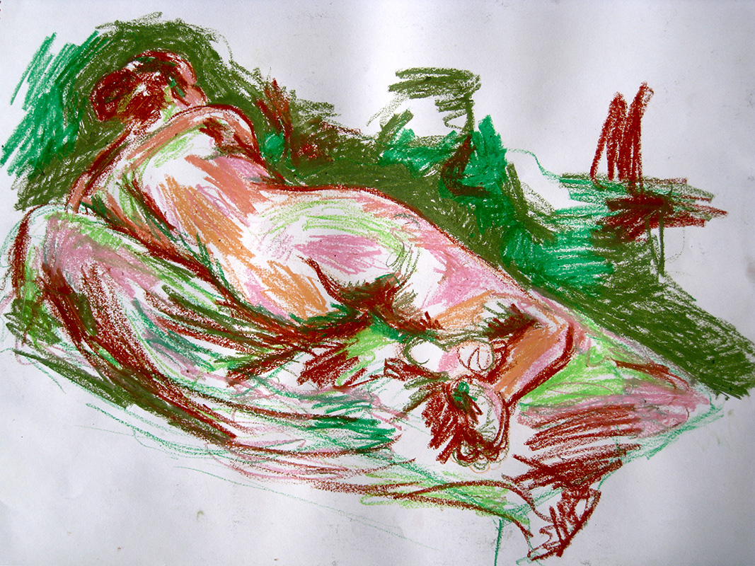 Medium: oil pastel. 2010