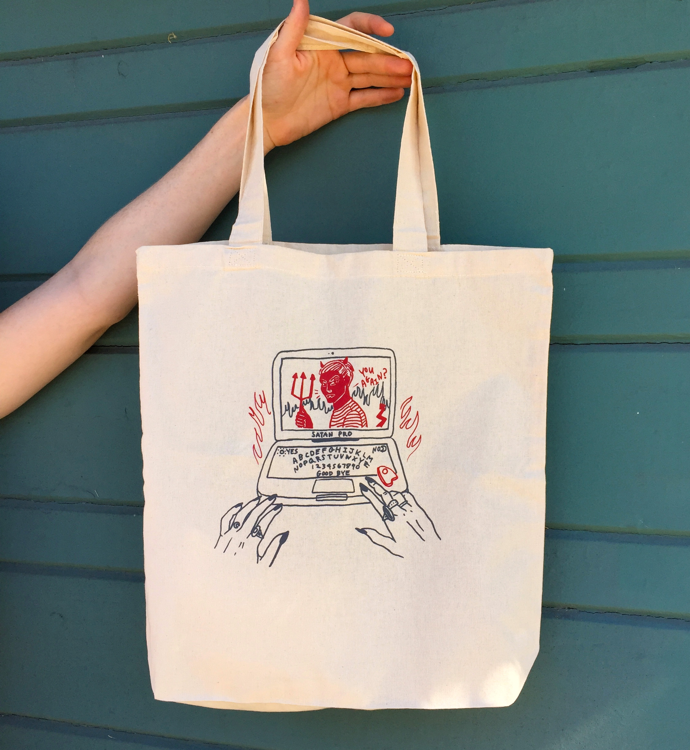 Satanic Web Tote