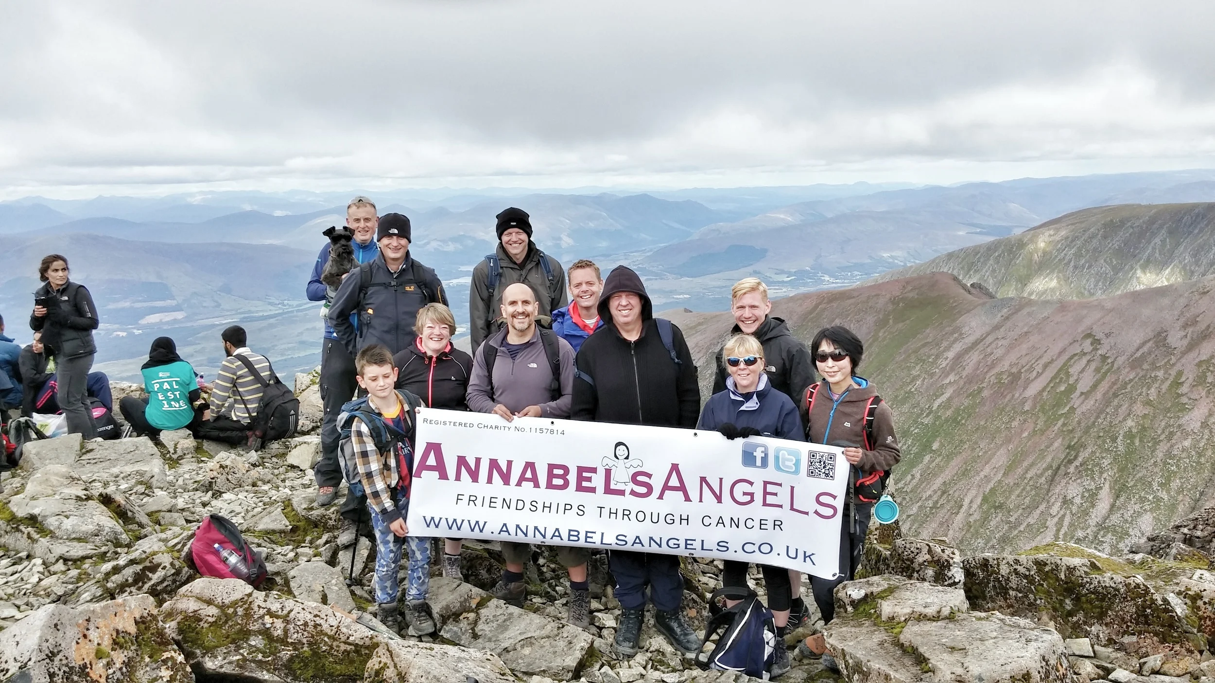 At the top!