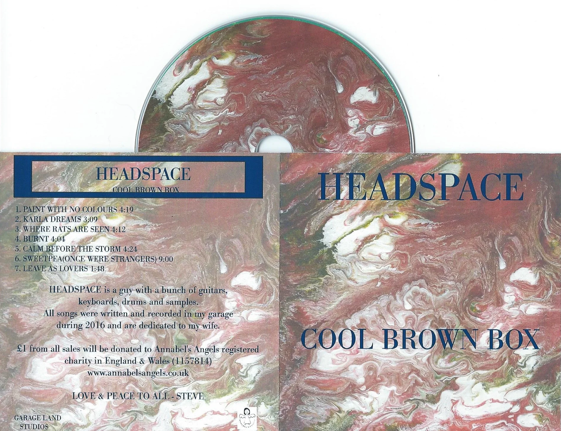 CD cover art by Annabel's Angels trustee Denise a.k.a. Denny Art