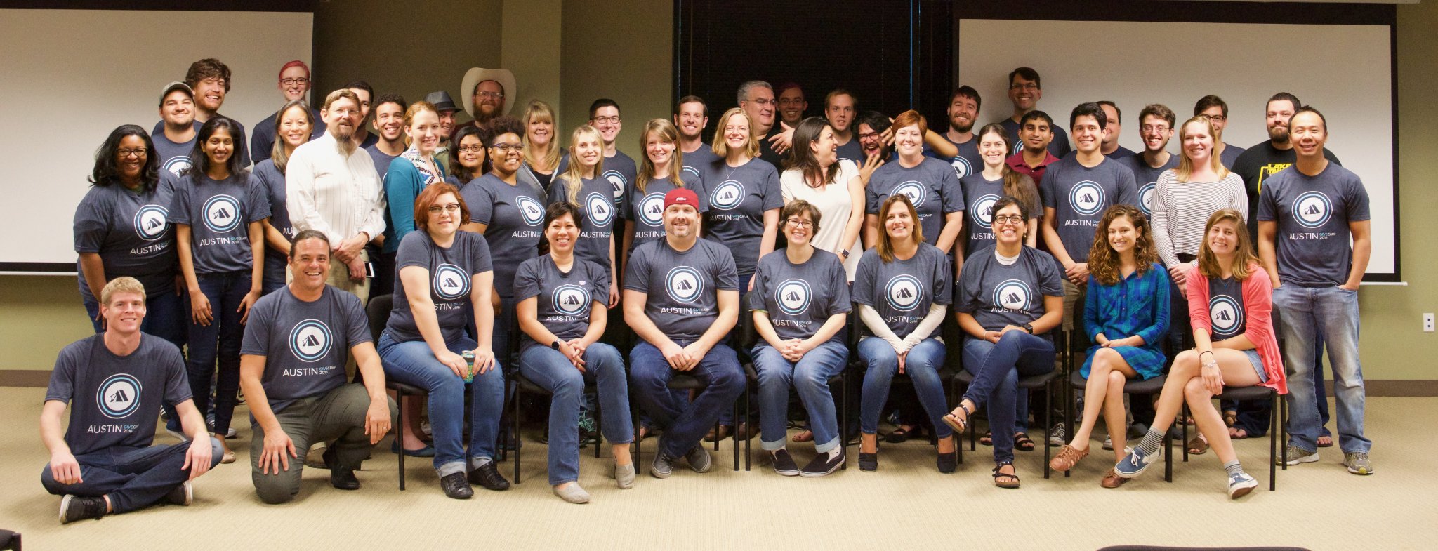 The whole group of volunteers and organizations. What a great group!