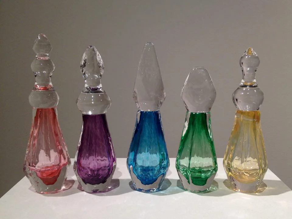 Perfume bottles. My re-interpretation of the inkwell.