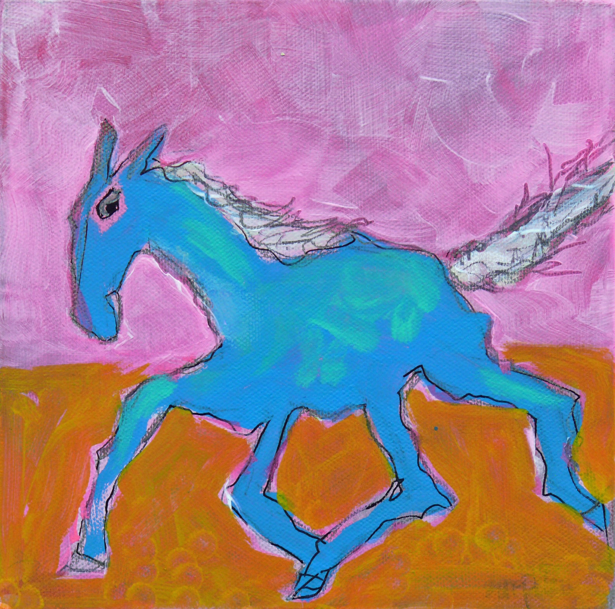 Blue Horse 3000 Evelyn McCorristin Peters.jpg