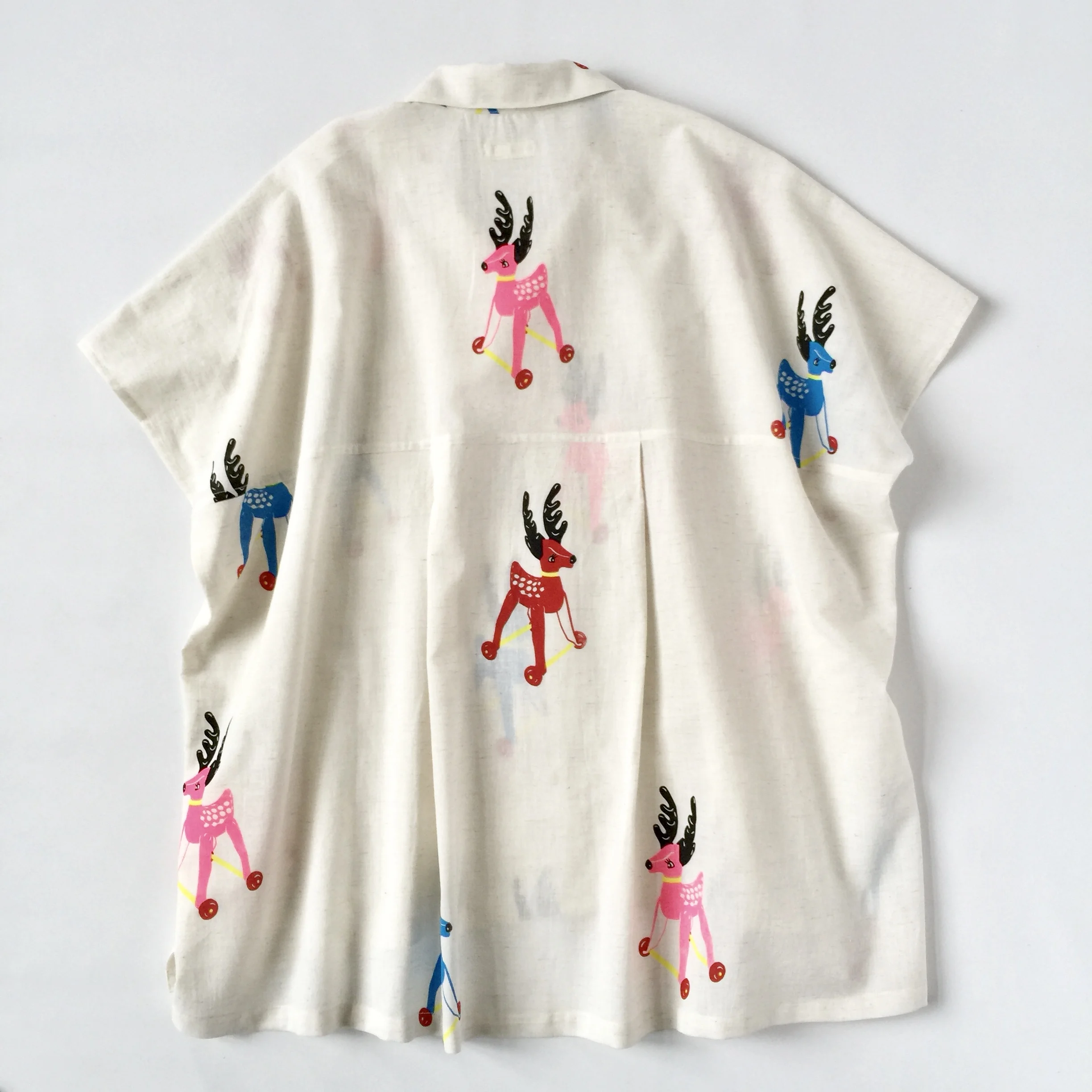 Aloha Picnic - Aloha Shirt - Nara Deer 3