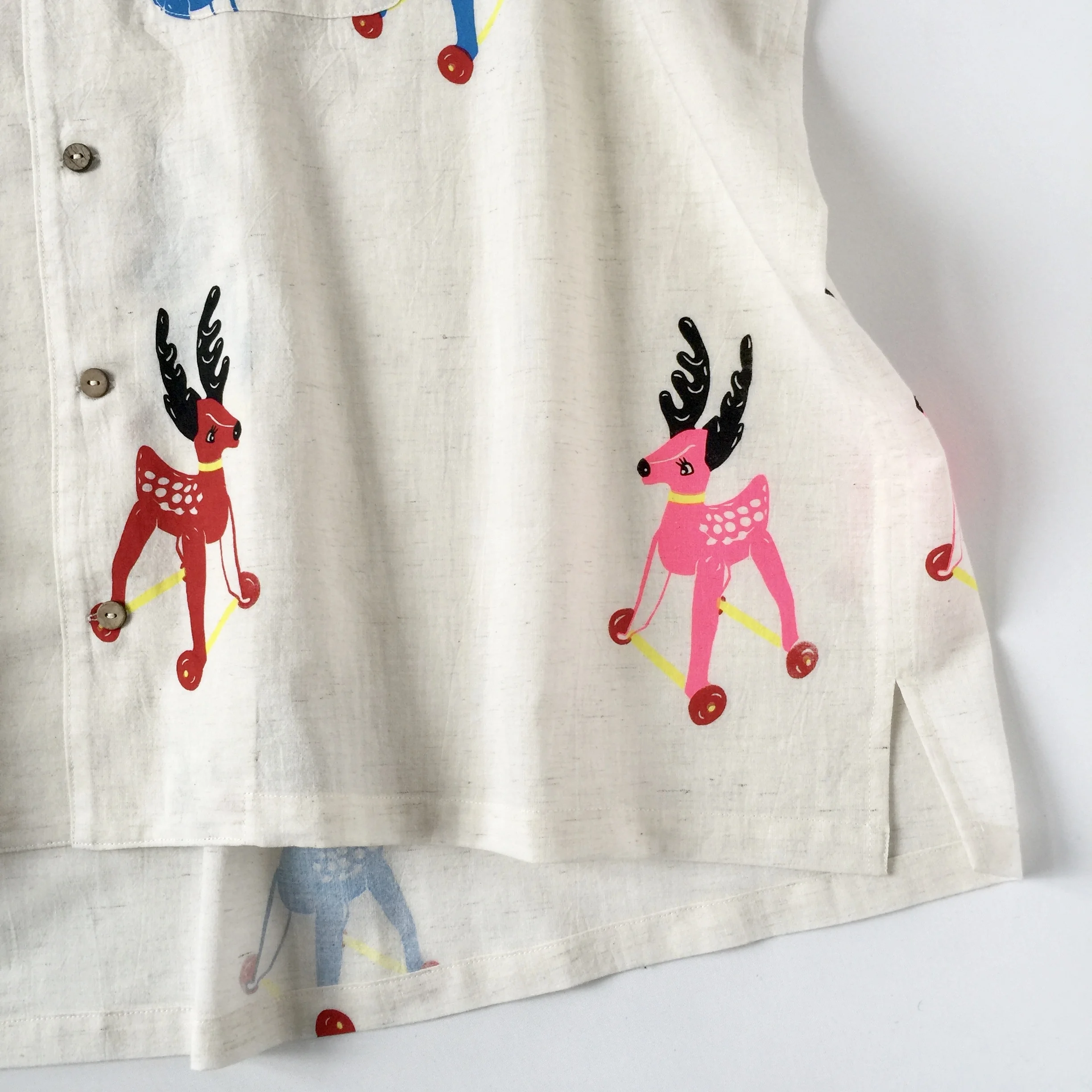 Aloha Picnic - Aloha Shirt - Nara Deer 5