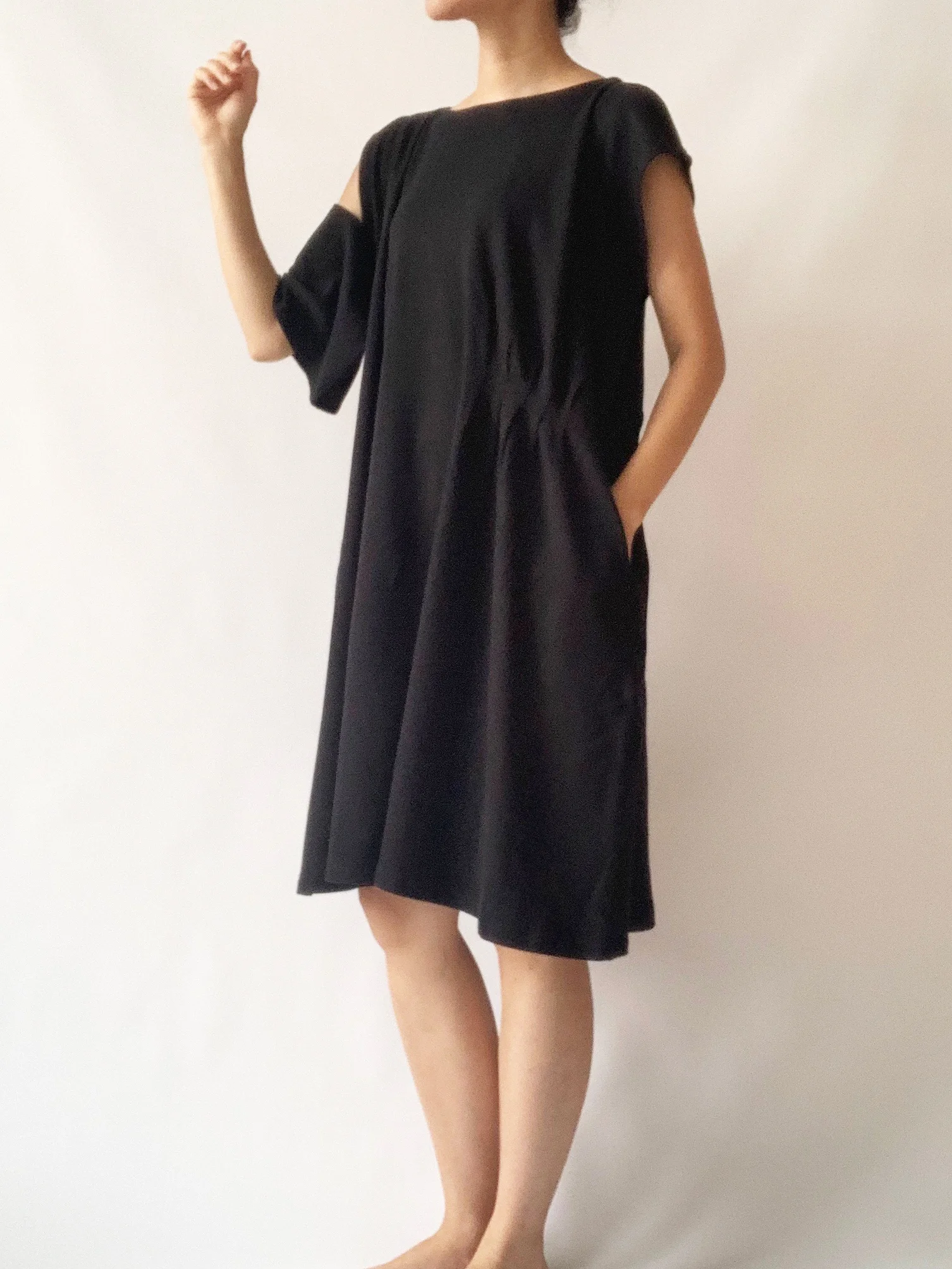 asymmetrical t shirt dress
