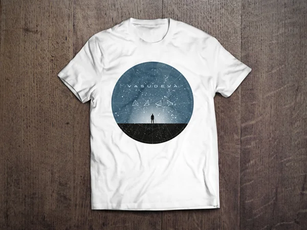 2 Color Print on Next Level White Cotton T-shirt.