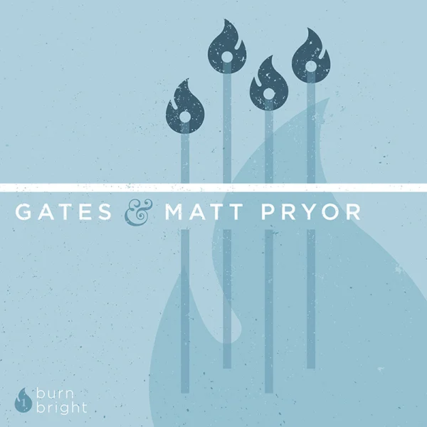 "Burn Bright Vol. 1" Gates & Matt Pryor split EP 7" Vinyl Record. 2016. Overdue Collection Agency. Collaboration with Michael Lopez.