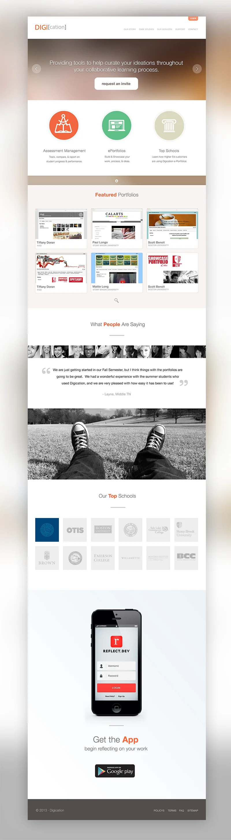 Digication Website Redesign