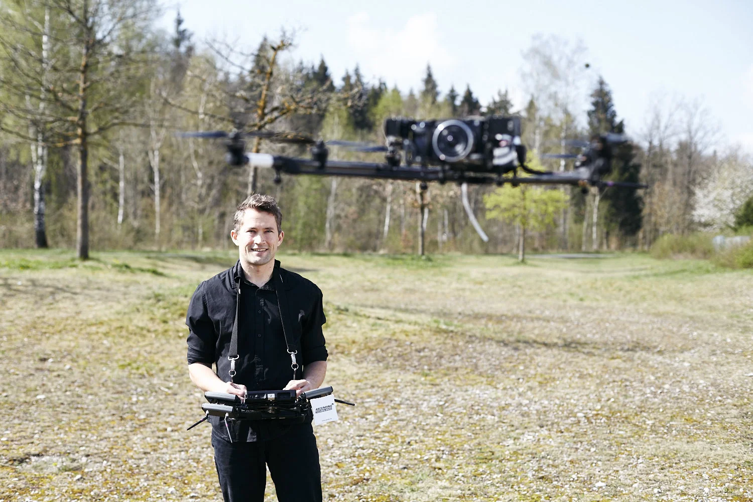 Drone company for Google magazine about digitalization in Munich