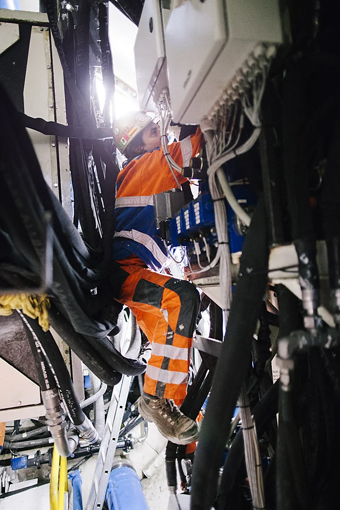 Tunnel, Tunneling, Robbins, Austria, construction site, industrial, documentary