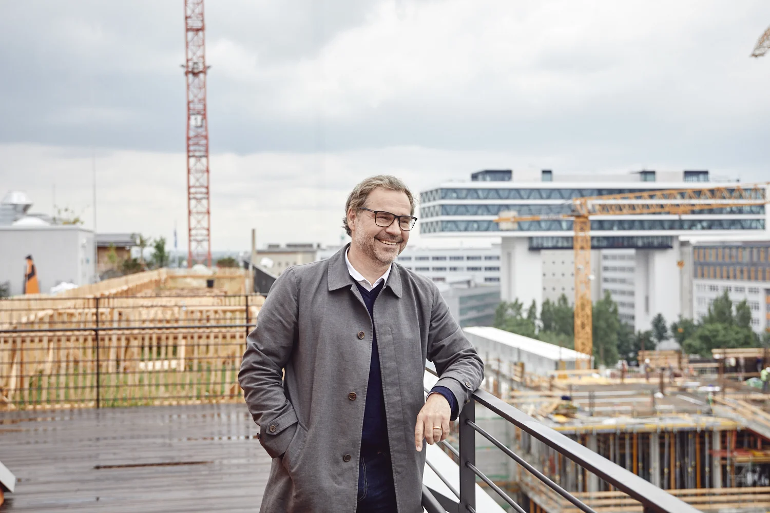 Portrait of Johannes Ernst, architect of Werksviertel in Munich