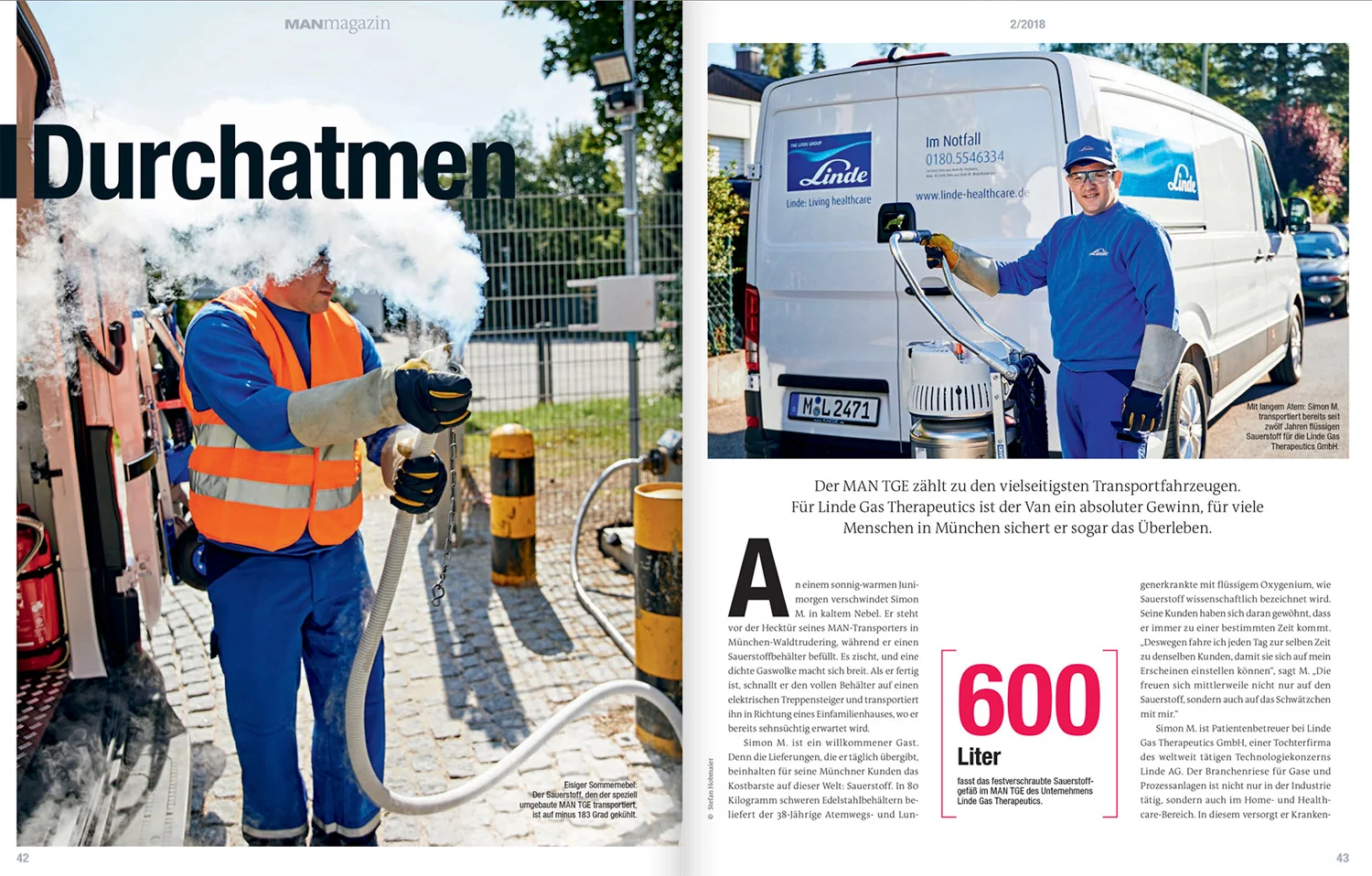 Corporate Reportage for MAN and Linde Healthcare