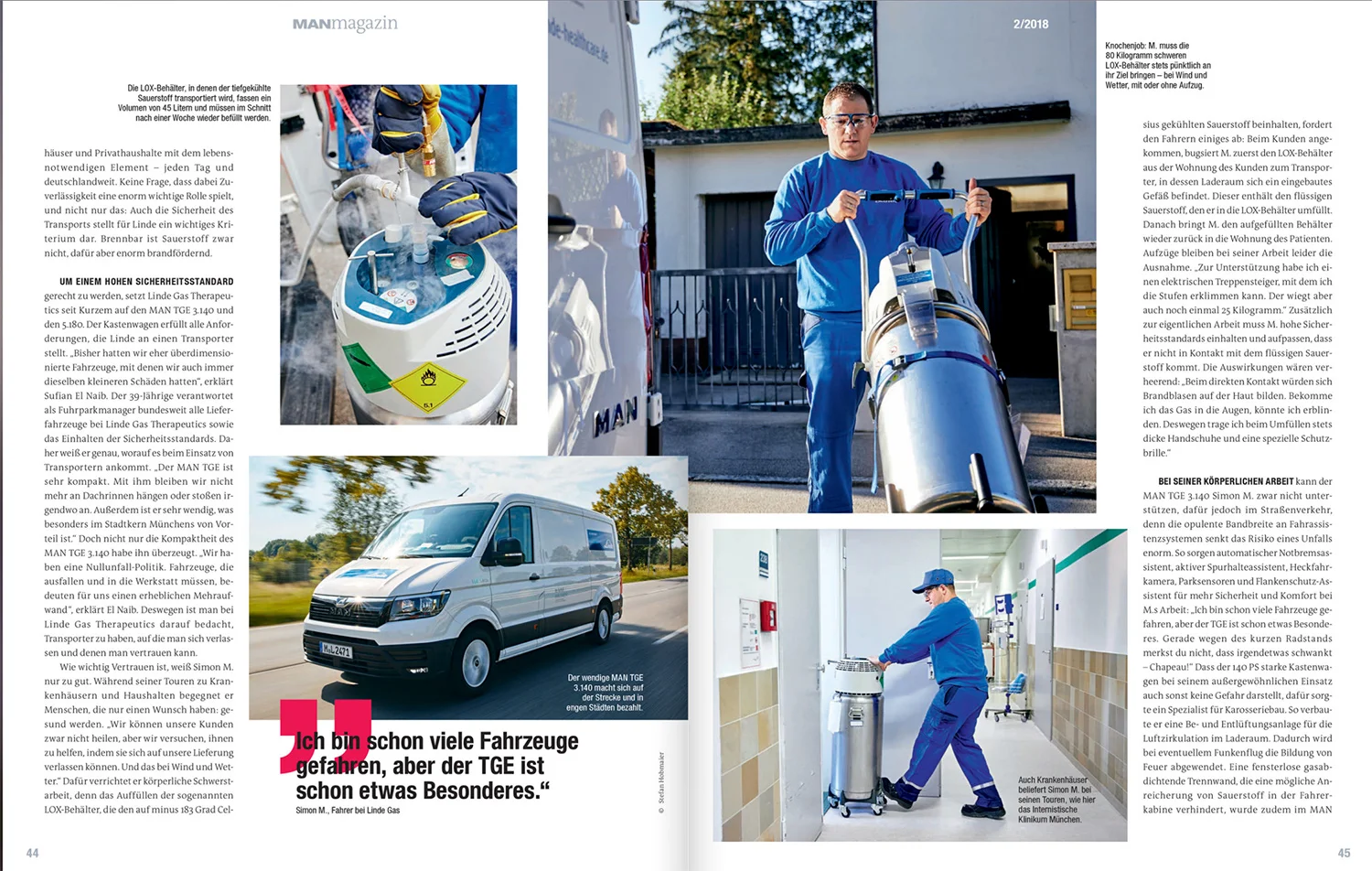 Corporate Reportage for MAN and Linde Healthcare